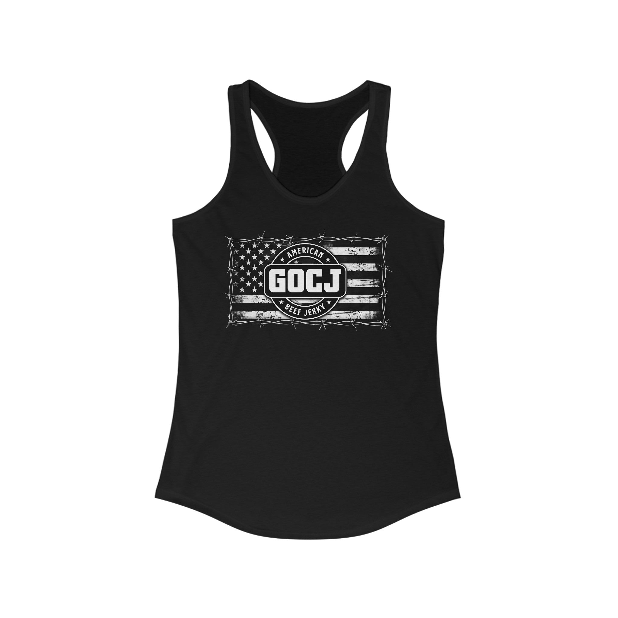 GOCJ Flag Women's Racerback Tank