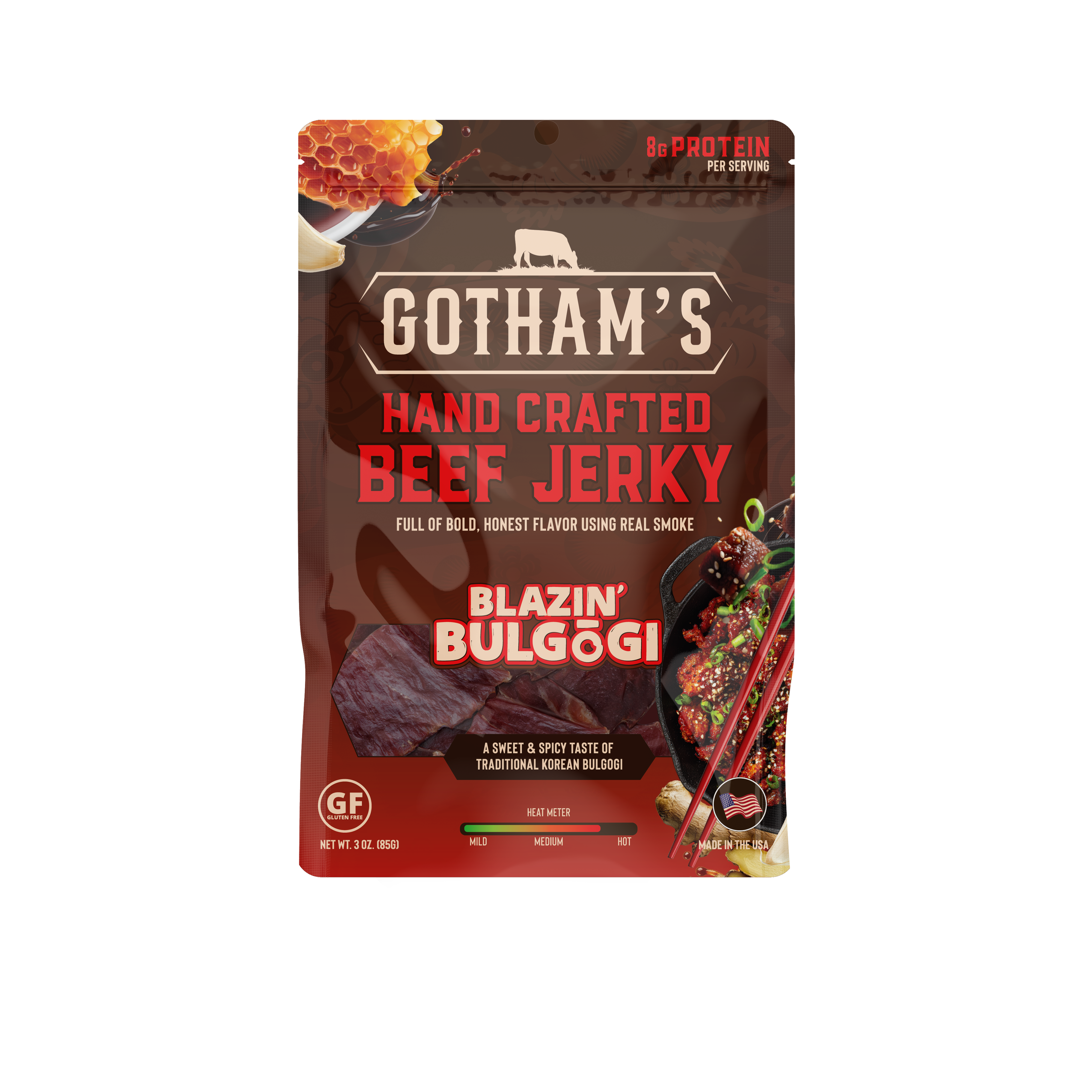 Gotham's Blazin' Bulgogi w/ Halloumi Beef